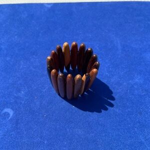 Wood stretch bracelet